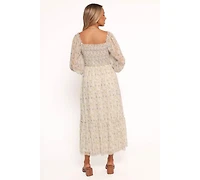 Petal and Pup Women's Keziah Long Sleeve Maxi Dress - Yellow Floral