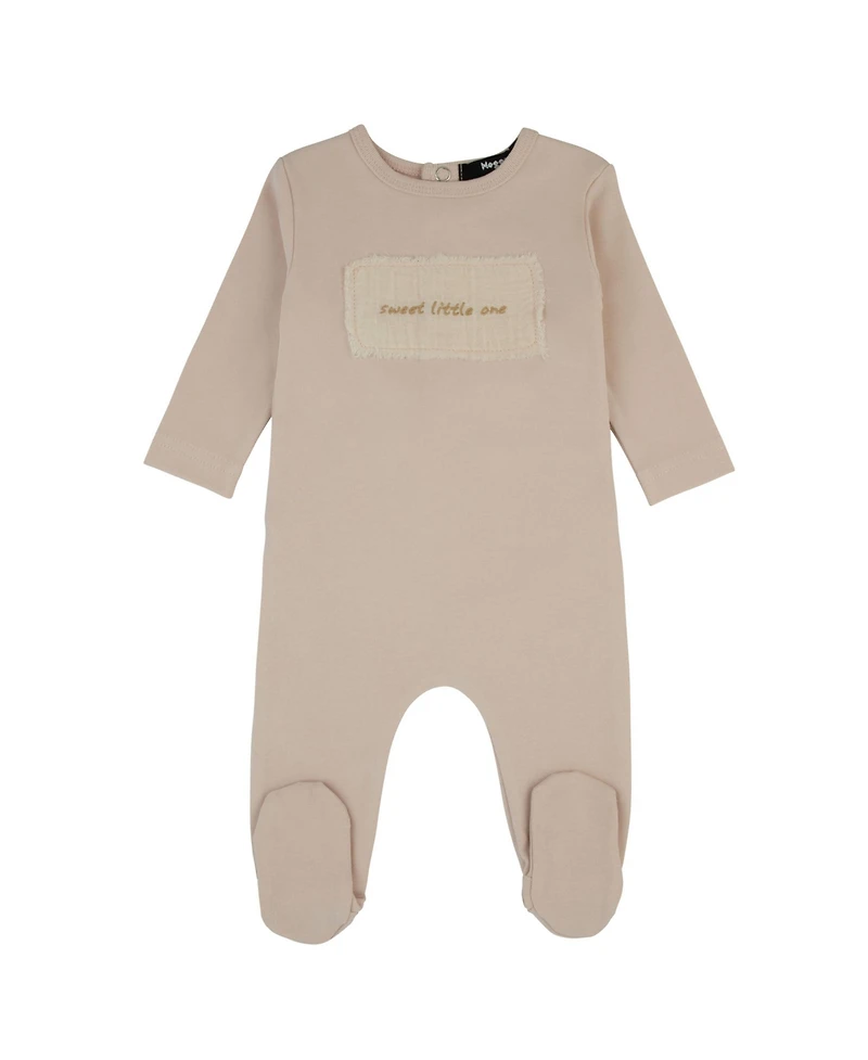 NoggiWear Girls Sweet Little One Patch Footie