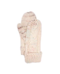 Muk Luks Women's Color block Stripe Cable Mittens