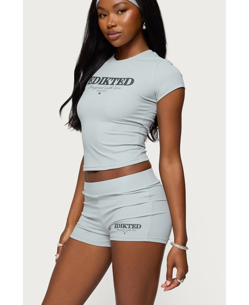 Edikted Women's With Love T Shirt