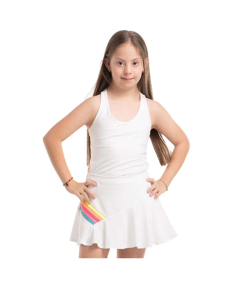 Lucky Love Girls Prisma Stripe Golf Tank