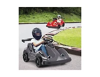 6V Kids Ride-On Go Cart with Remote Control & Safety Belt – Black
