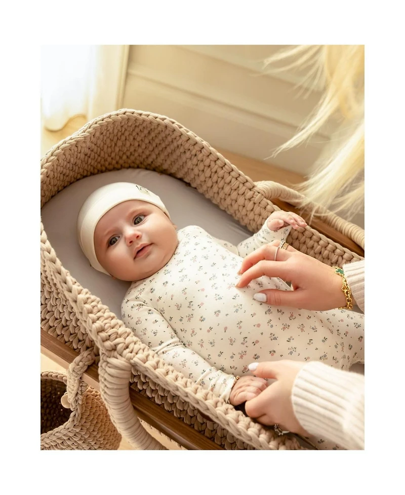 MeMoi Baby Girls Solid Rayon Blend Beanie