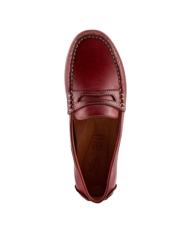 Spring Step Audette Leather Moccasins with Removable Insole and Penny Keeper