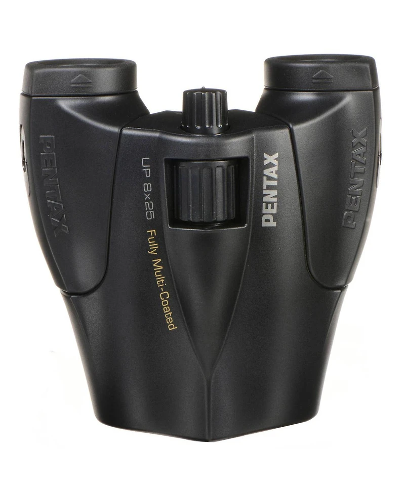 Pentax 8x25 Up Series Weather Resistant Porro Prism Binocular with 6.2 Degree Angle of View, Black