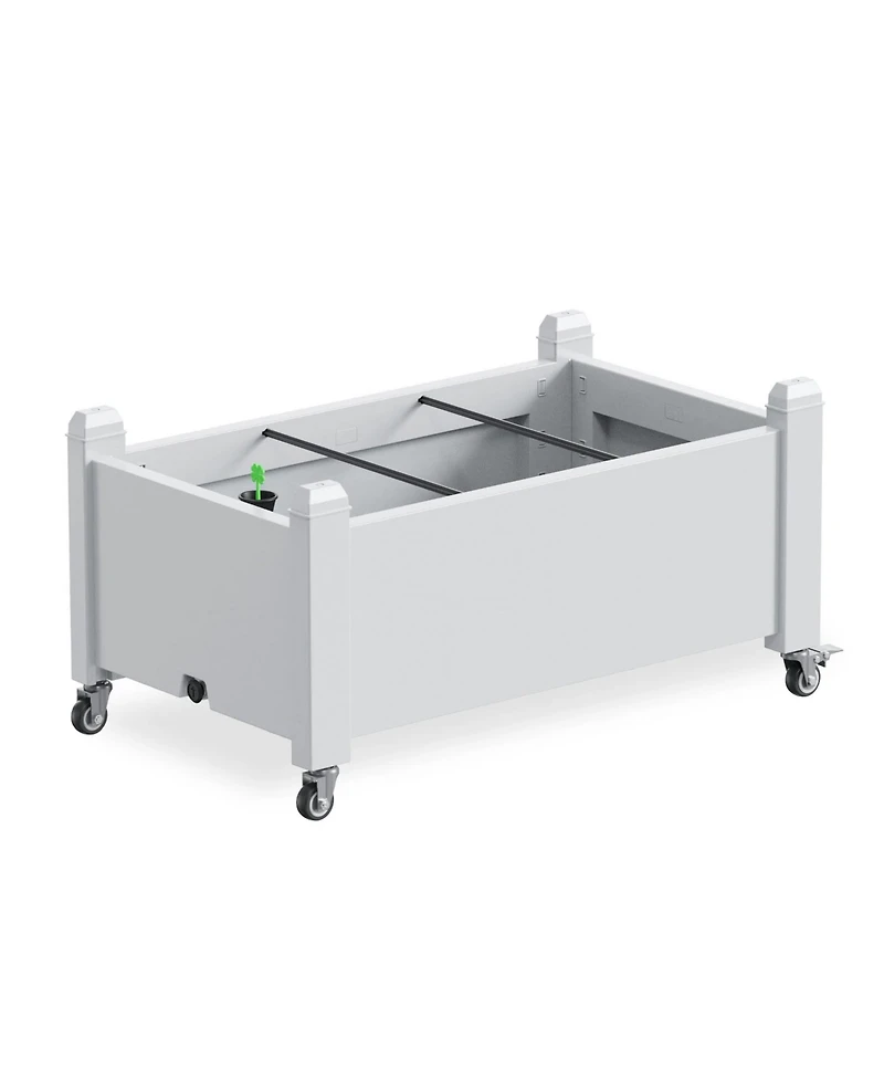 Chic Crate Soltanica Raised Garden Bed with Wheels