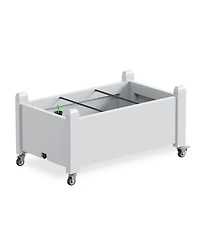 Chic Crate Soltanica Raised Garden Bed with Wheels
