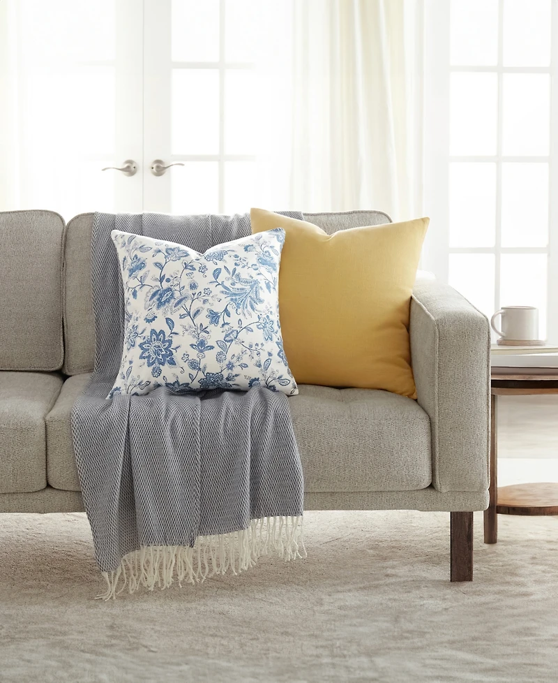 ienjoy Home Cotton Slub 2-Pack Decor Pillows, 20" x