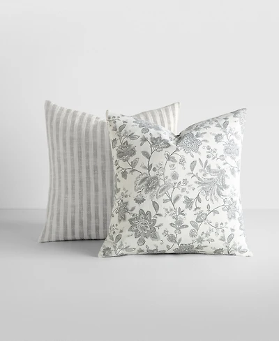 ienjoy Home Yarn-Dyed Patterns 2-Pack Decor Pillows, 20" x 20"