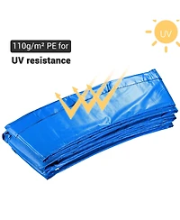 Yescom Trampoline Mat & Pad Replacement Kit w/ 96V-Ring for 14ft Round Trampoline Frame