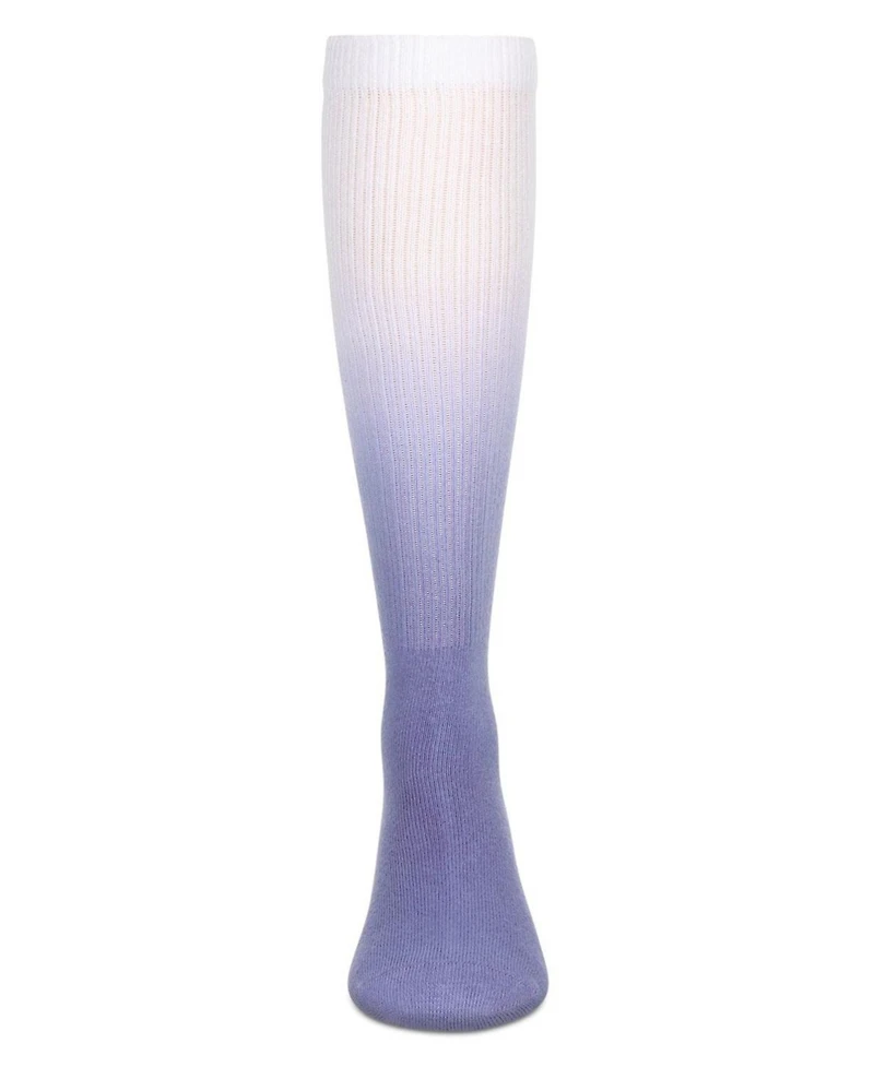 Memoi Girls' Dip Dye Knee High Socks