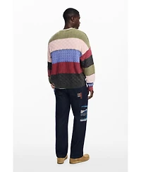 Desigual Men's Stitch knit sweater