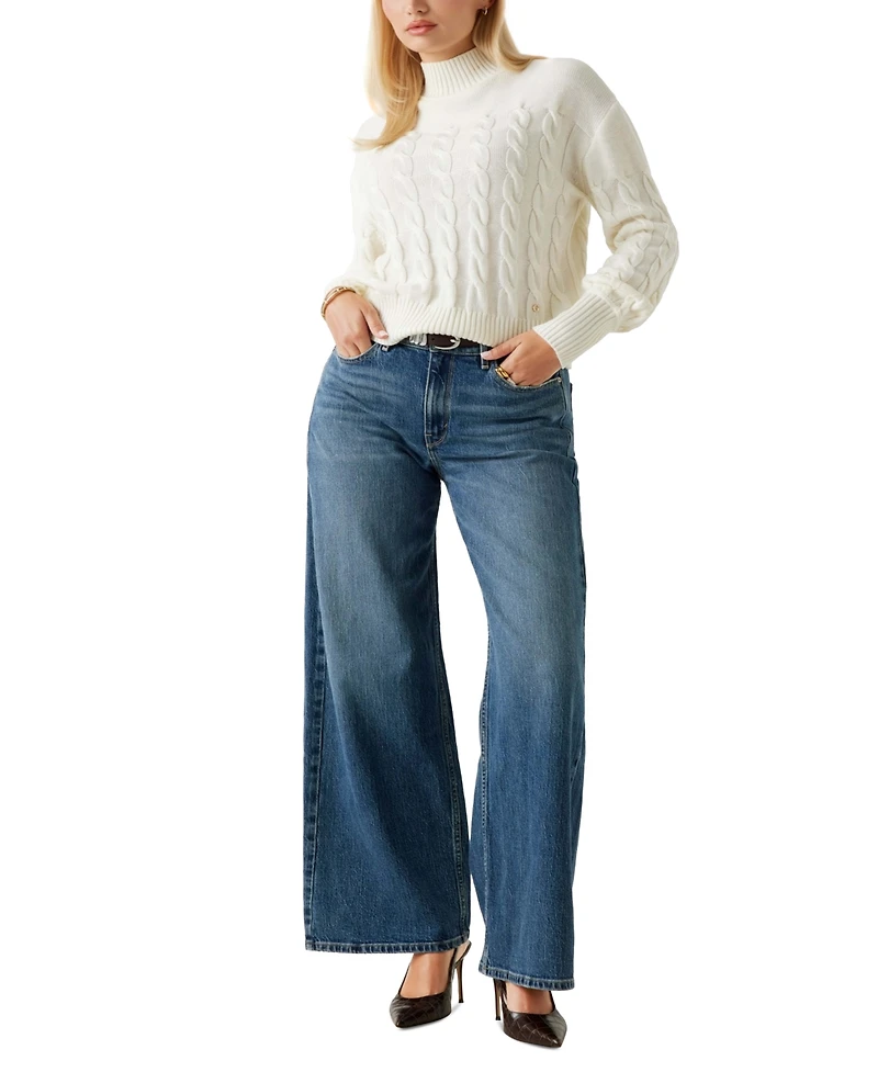 Guess Women's Elsa Turtle Neck Sweater