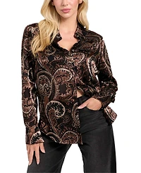 Guess Women's Clarisse Oversized Printed Shirt