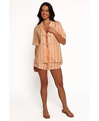 Petal and Pup Women's Essie Tie Front Shirt