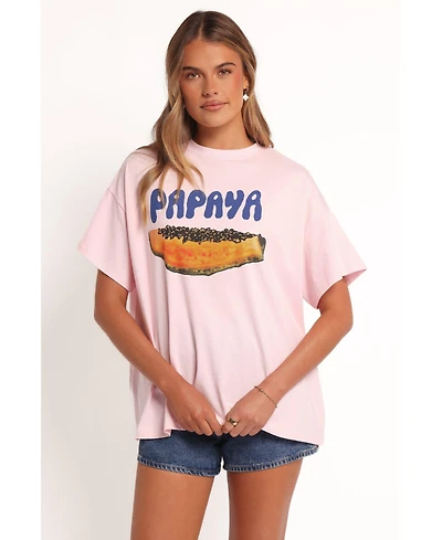 Petal and Pup Women's Papaya Graphic Tee