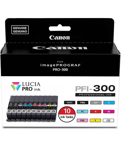 Canon Pfi-300 14.4ml 10 Color Ink Pack