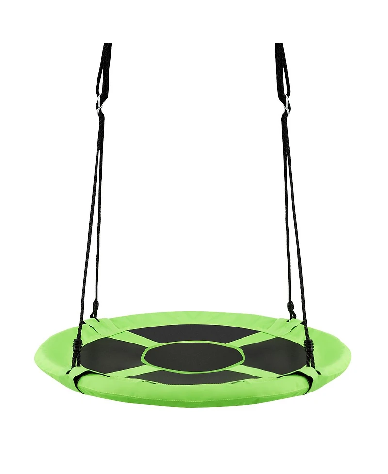 2-in-1 40 Inch Kids Hanging Chair Swing Tent Set
