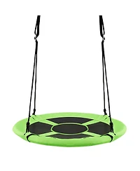 2-in-1 40 Inch Kids Hanging Chair Swing Tent Set