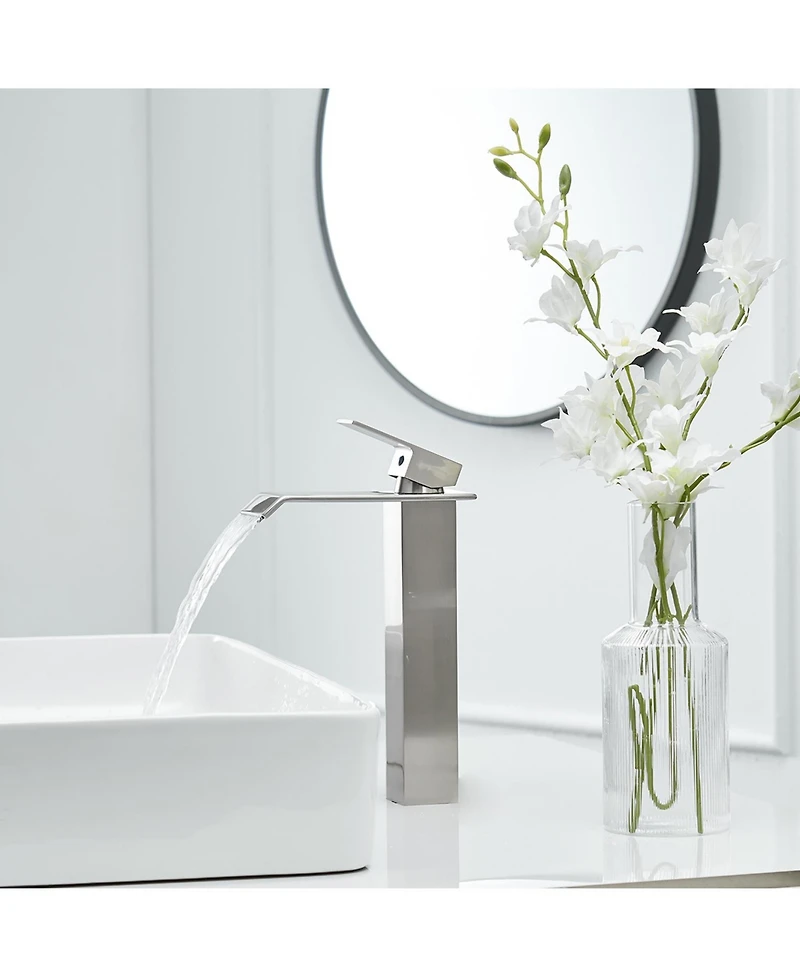 Greenspring Single Hole Single-Handle Bathroom Vessel Faucet With Pop Up Drain Without Overflow Oil Rubbed Bronze