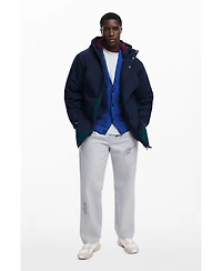 Desigual Men's Two-tone parka with hood