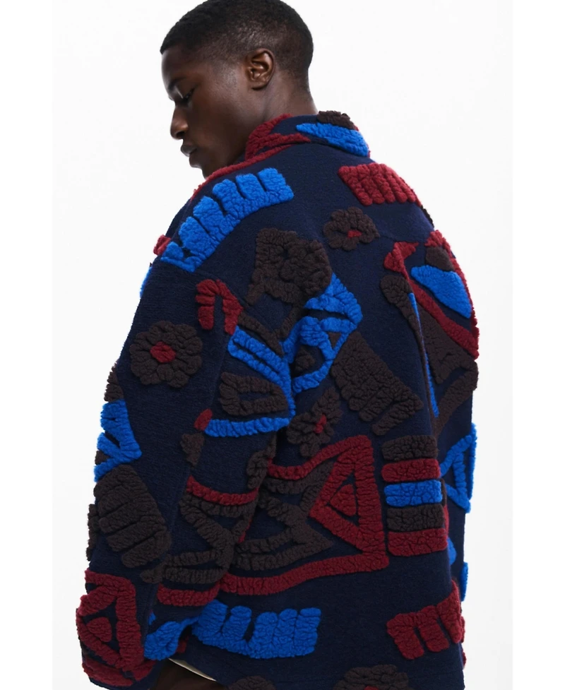 Desigual Men's Ethnic jacket with embossed details
