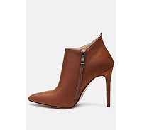 Melba Womens Pointed Toe Stiletto Boot