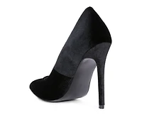 Janessa Velvet Stiletto Heel Pumps Women