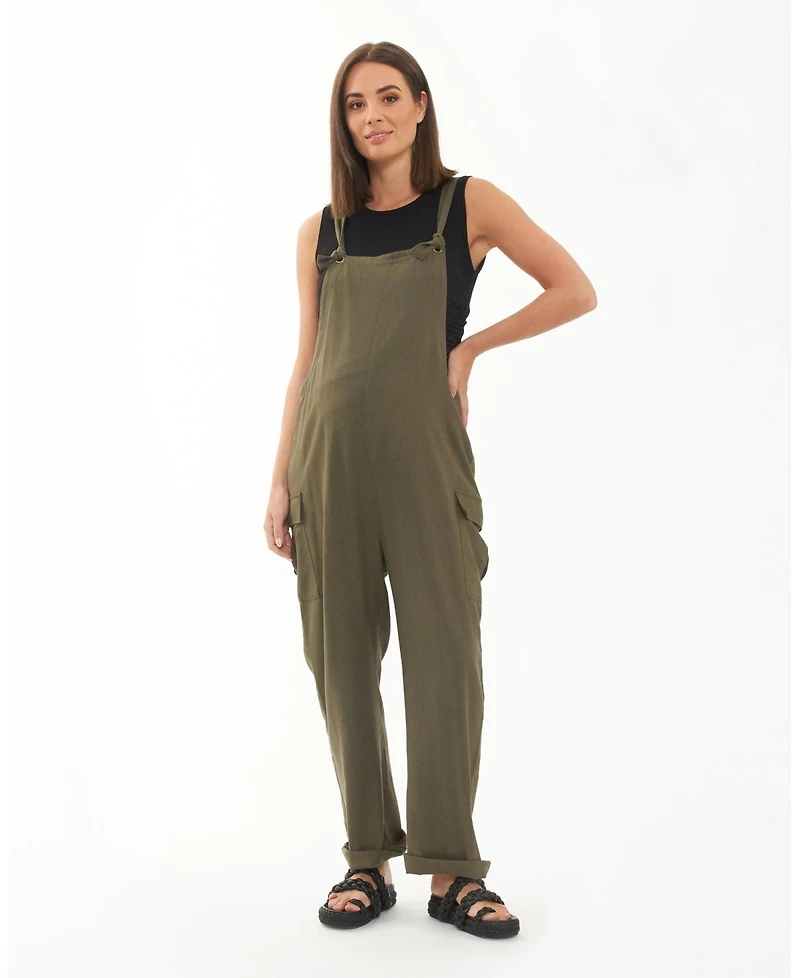 Ripe Maternity Jodie Ruched Ribbed Tank