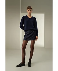 Lilysilk V-Neck Baby Cashmere Sweater