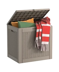 Chic Crate-30-gal Water Resistant Resin Lockable Deck Box