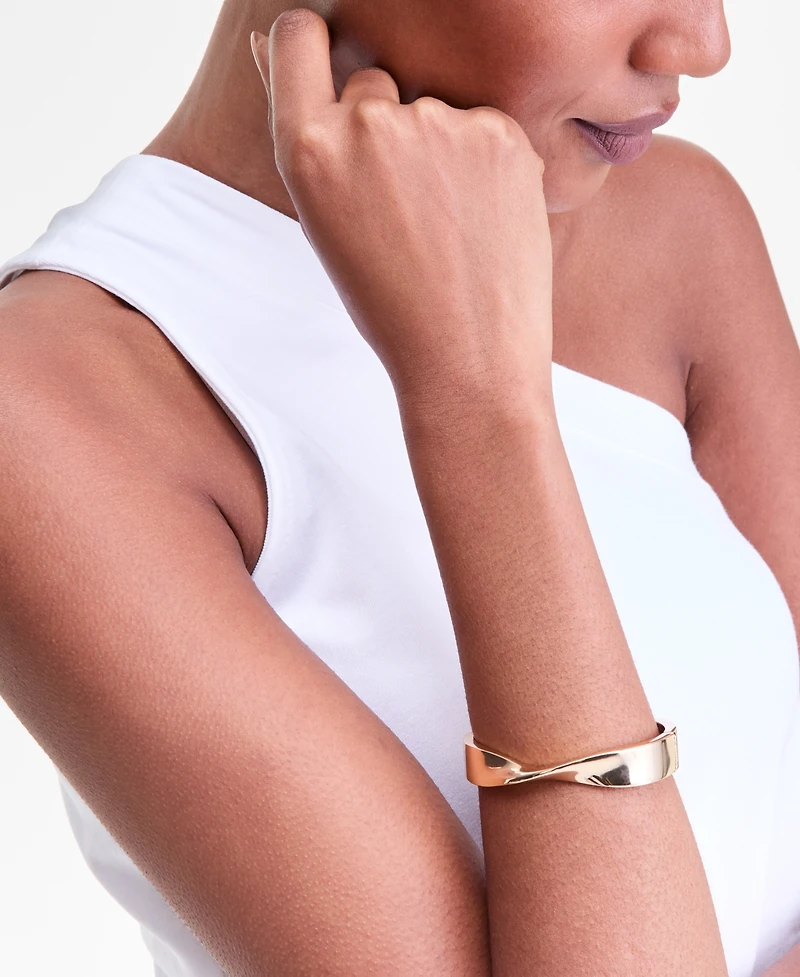 I.n.c. International Concepts Twist Bangle Bracelet, Macy's Exclusive