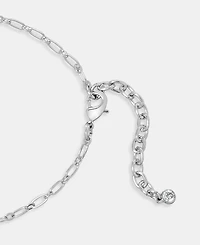 On 34th Crystal Bow Pendant Necklace, 22" + 2" extender, Macy's Exclusive