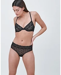 Women's Dare Dot Mesh Lace Hipster