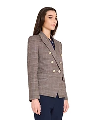 Tahari Asl Petite Plaid Blazer Jacket