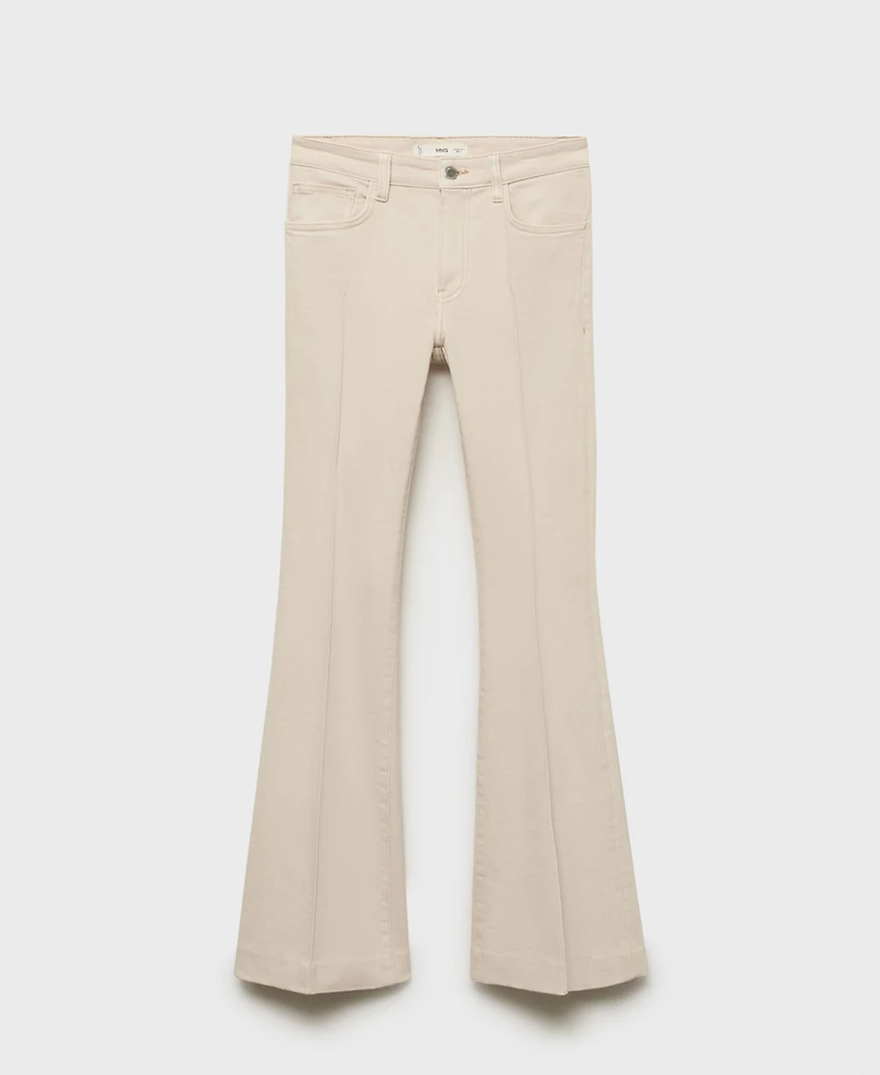 Mango Women's Mid-Rise Flared Jeans