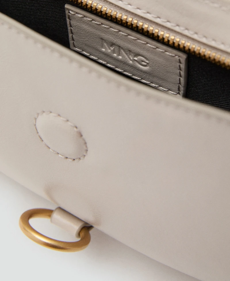 Mango Women's Hook Fastener Shoulder Bag