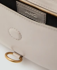 Mango Women's Hook Fastener Shoulder Bag
