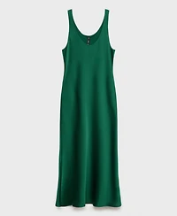 Mango Women's Long Satin Dress