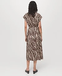 Mango Women's Printed Shirt Dress