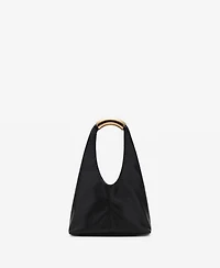 Mango Women's Metal Handle Handbag