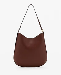Mango Women's Large Oval Shoulder Bag