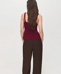 Mango Women's A-Line Knitted Top