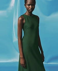 Mango Women's Open Back Midi-Dress