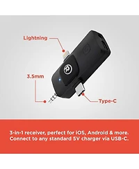 RadioShack Wireless Headset Microphone For Streaming and Video Recording With Usb C For Charging (Receiver and Microphone Included) 3301587