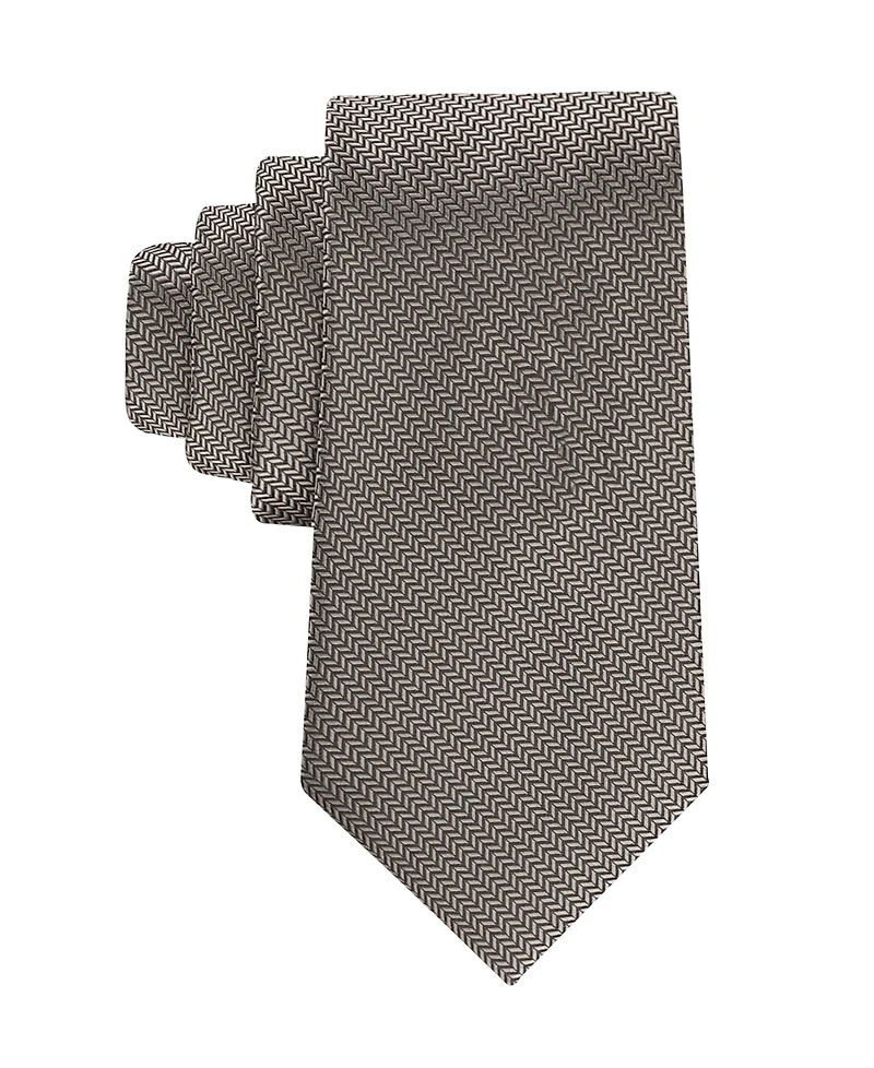 Calvin Klein Men's Mason Chevron Striped Tie