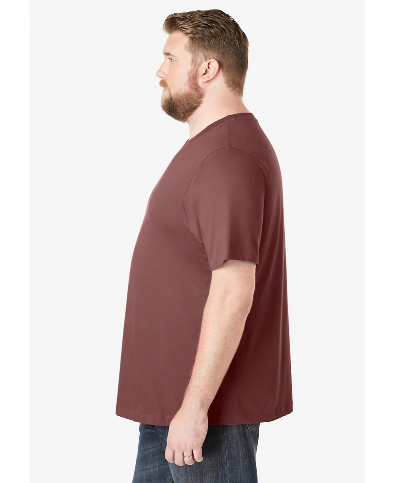 KingSize Big & Tall Shrink-Less Lightweight Crewneck T-Shirt