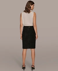 Donna Karan New York Women's Novelty Mini Skirt