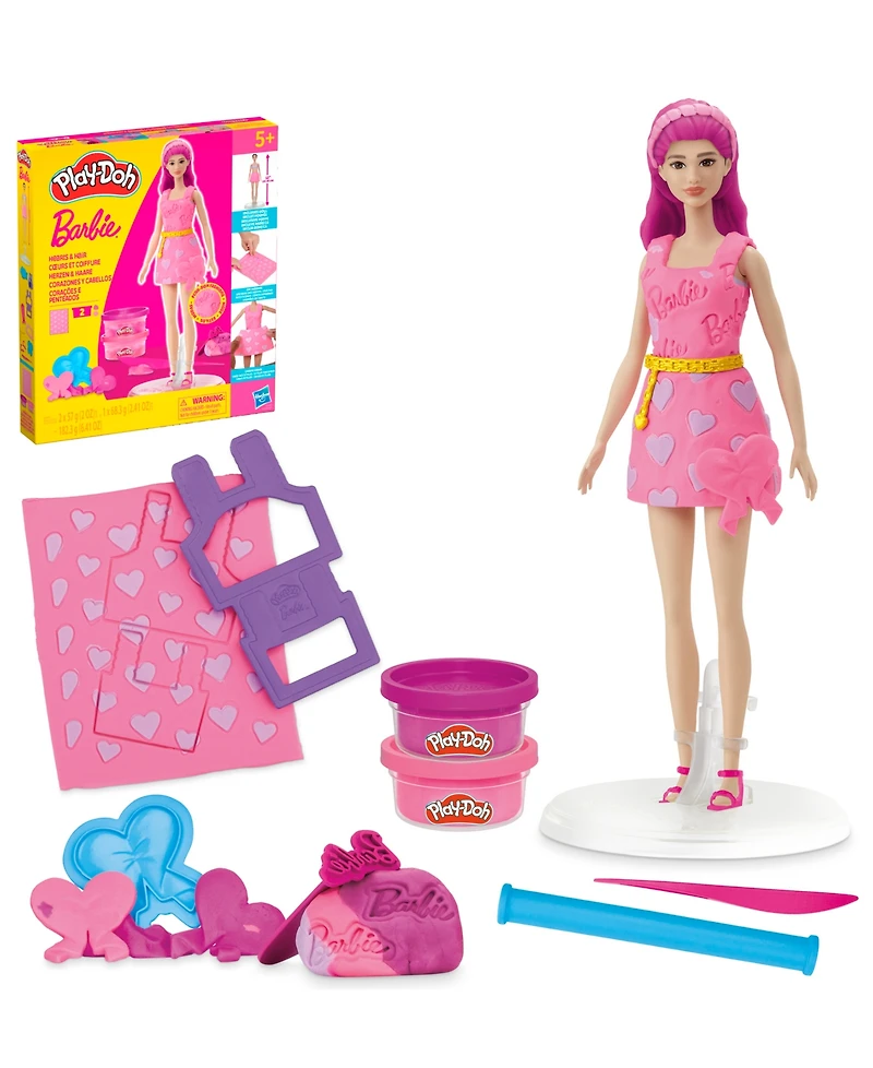 Play-Doh Barbie Hearts and Hair Set