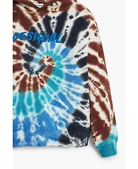 Desigual Boys's Tie-Dye Logo Sweatshirt